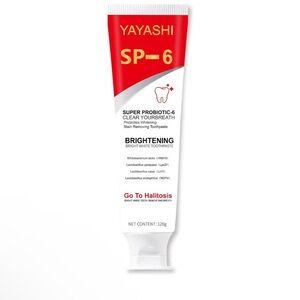 SP-6 Brightening Toothpaste - Red & White